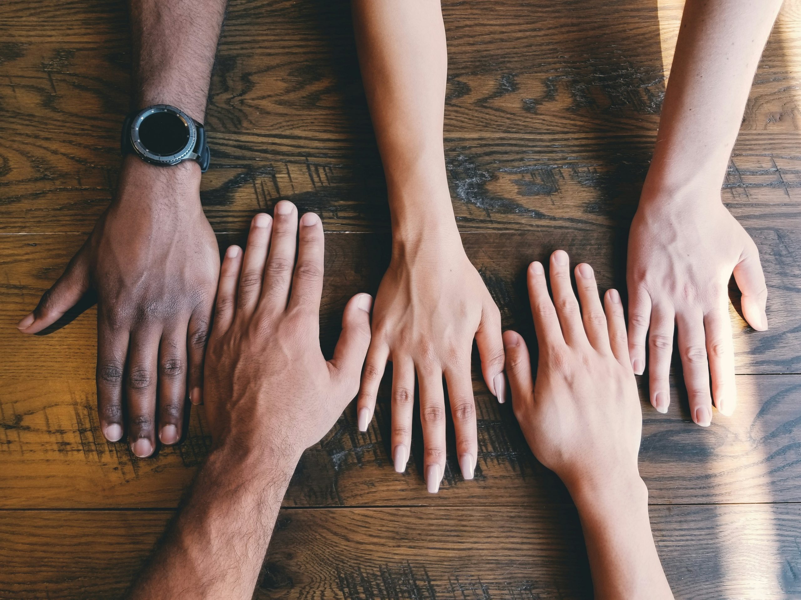 Team collaboration hands